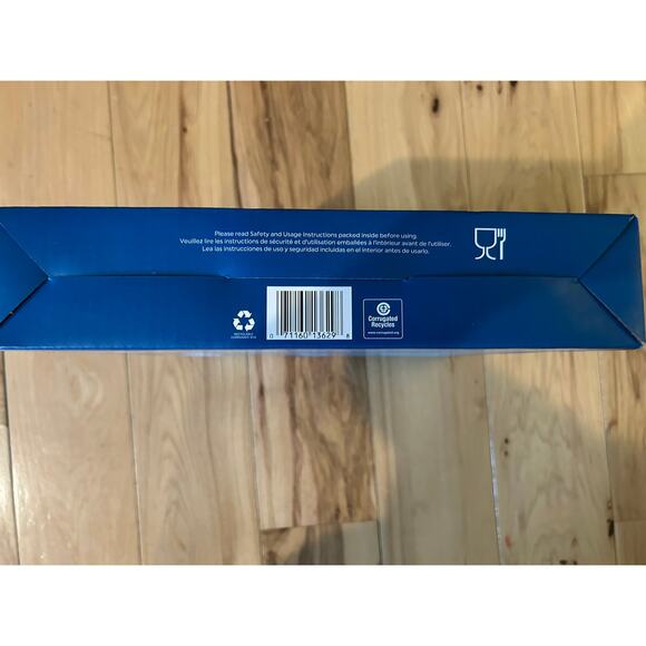 Corelle Everyday Expressions Glass Geometrica Abstract 4 Piece Dinner Plates - Picture 3 of 6